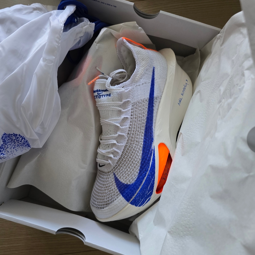 Nike Air Zoom Alphafly Next% 3 Blueprint 착용 스타일