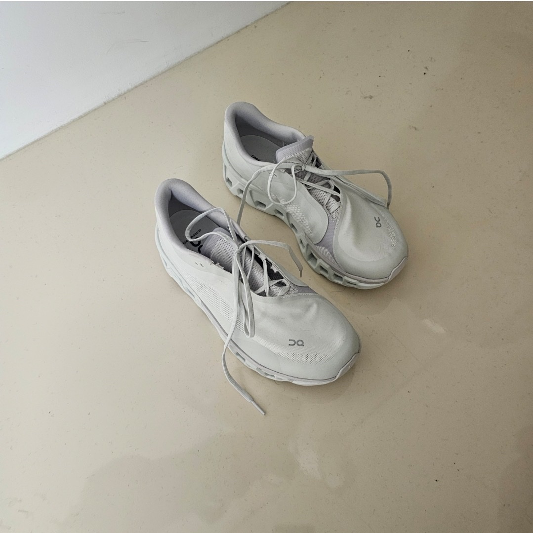 On Running x Post Archive Faction (Paf) Cloudmonster 2 Vapor Frost, On Running x Post Archive Faction (Paf) Cloudmonster 2 Black Magnet 착용 스타일