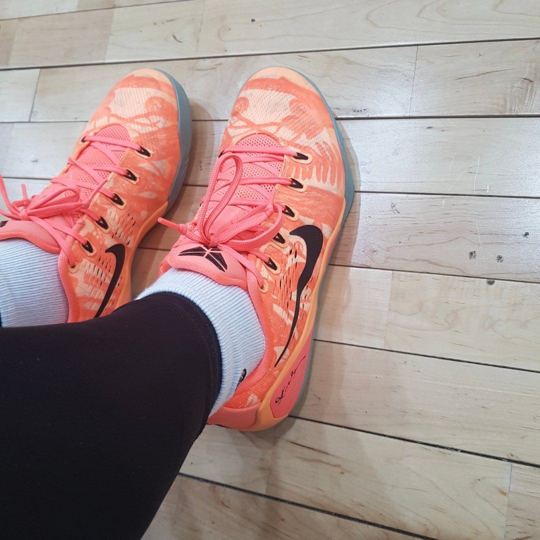 Nike Kobe 9 Bright Mango 착용 스타일