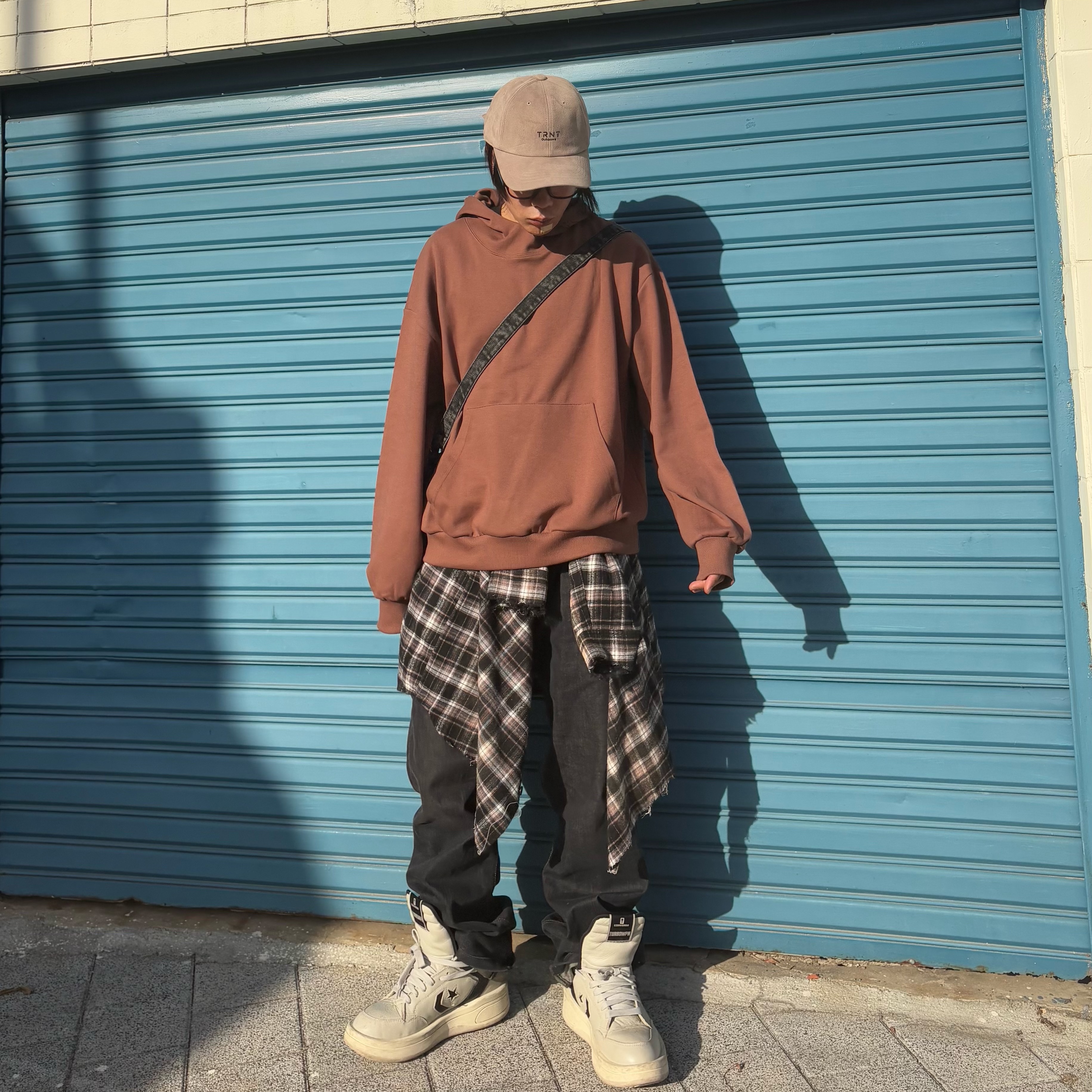 Converse x Drkshdw Turbowpn Pelican 착용 스타일 - 2