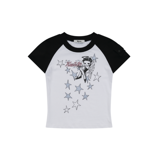 Kashiko☆Hotfix Raglan Tee Jewel cocktail Hotfix Raglan Tee Jewel cocktail