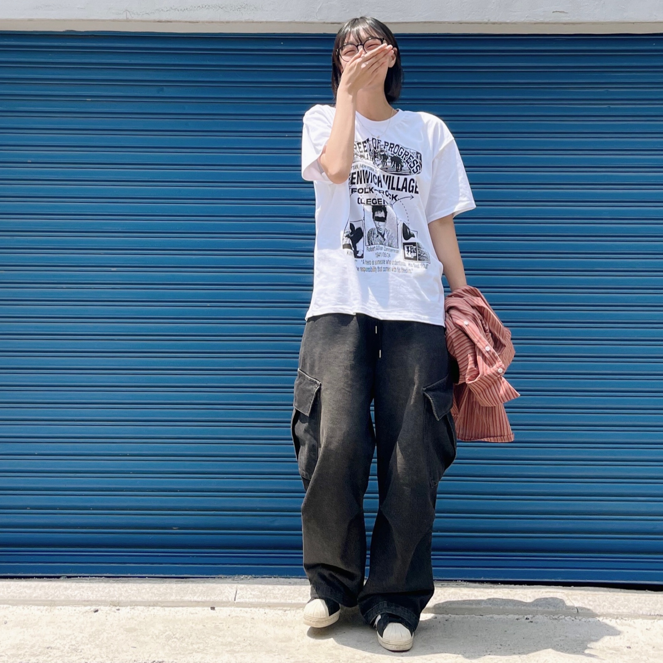 DEFYCLUBROBBERS That Is Where It Started T-shirts 착용 스타일 - 1