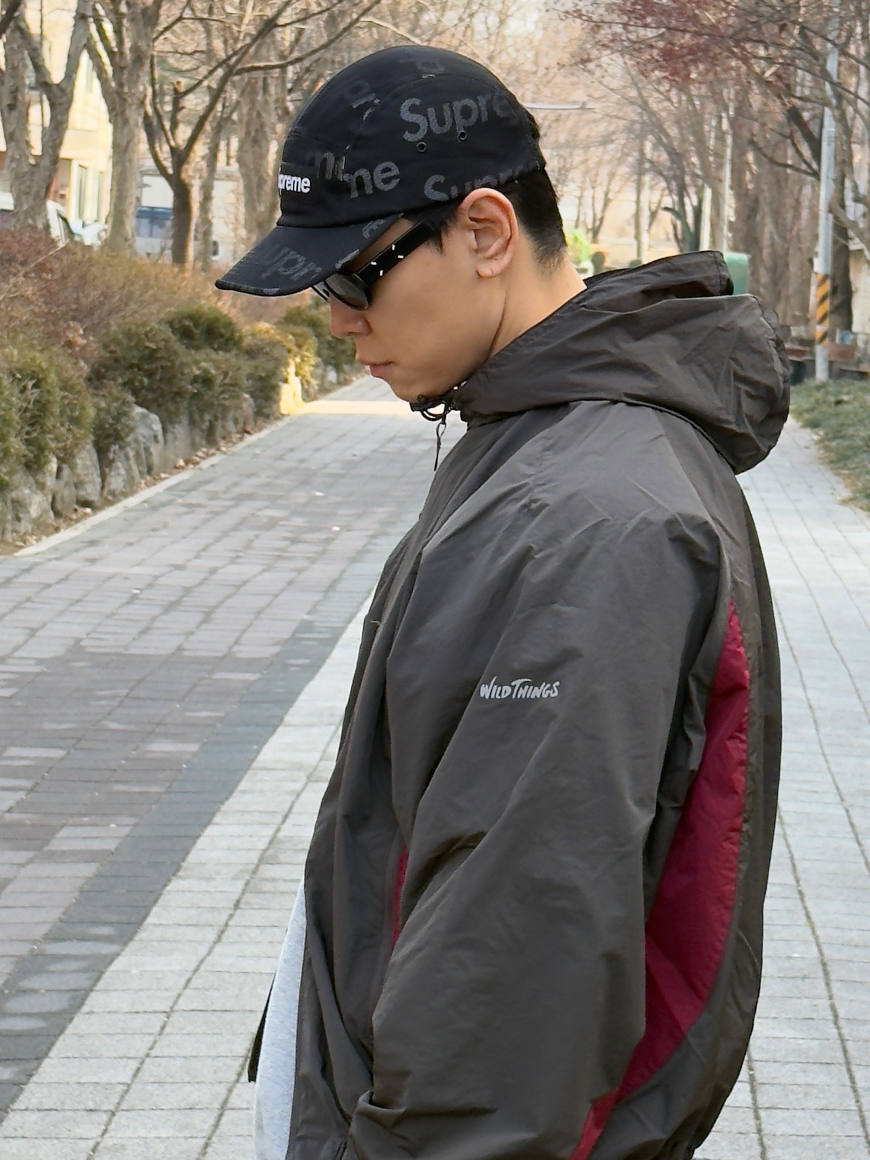 Wildthings Army Jacket Graphite 착용 스타일 - 3