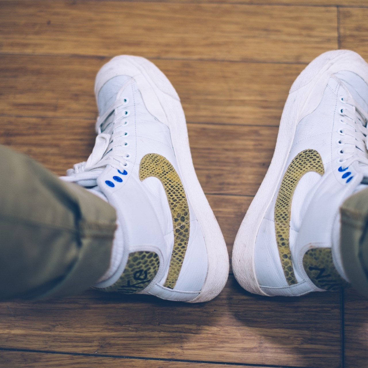 Nike x Stussy All Court Mid White 착용 스타일