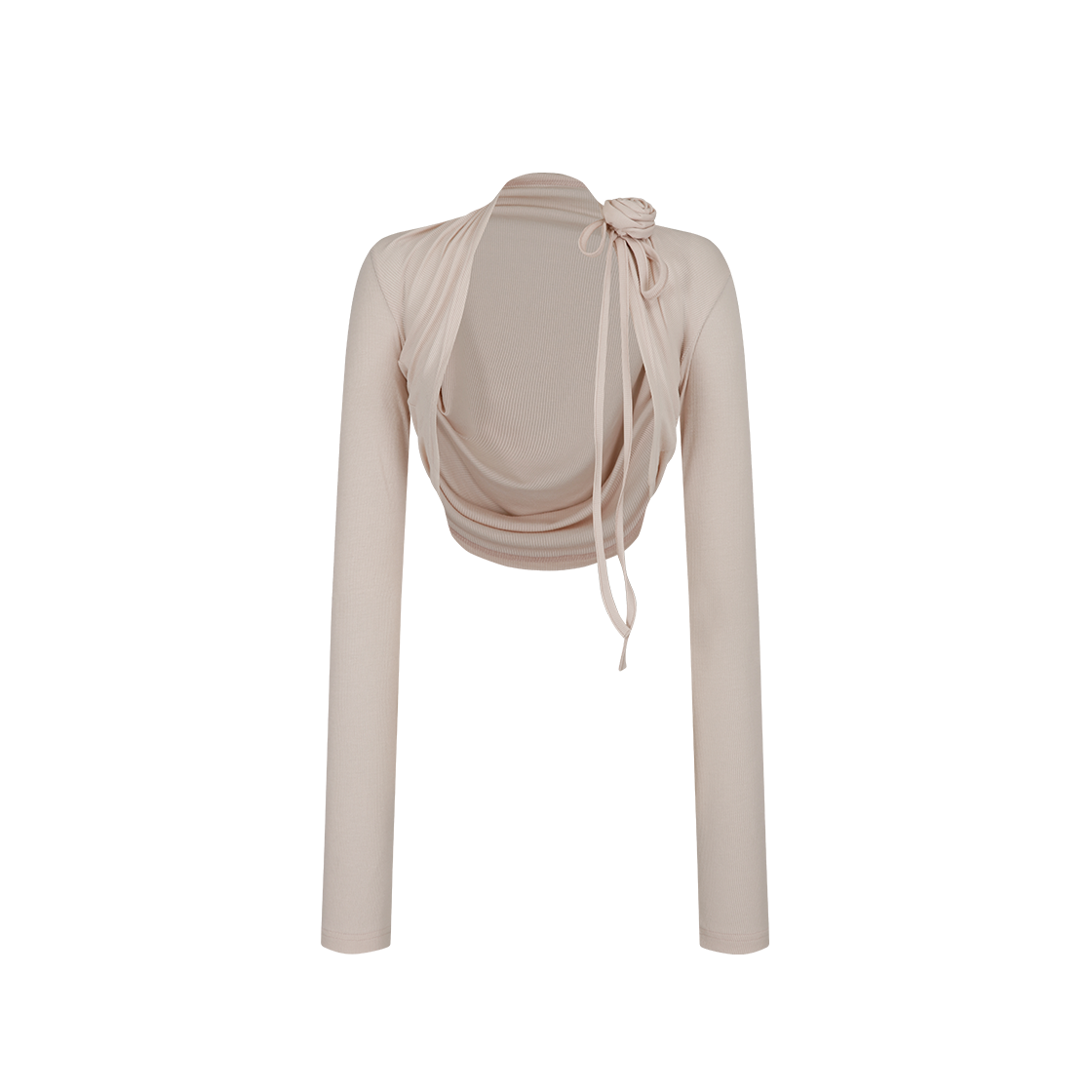 44391 Kashiko Rose Bolero Cardigan Pink