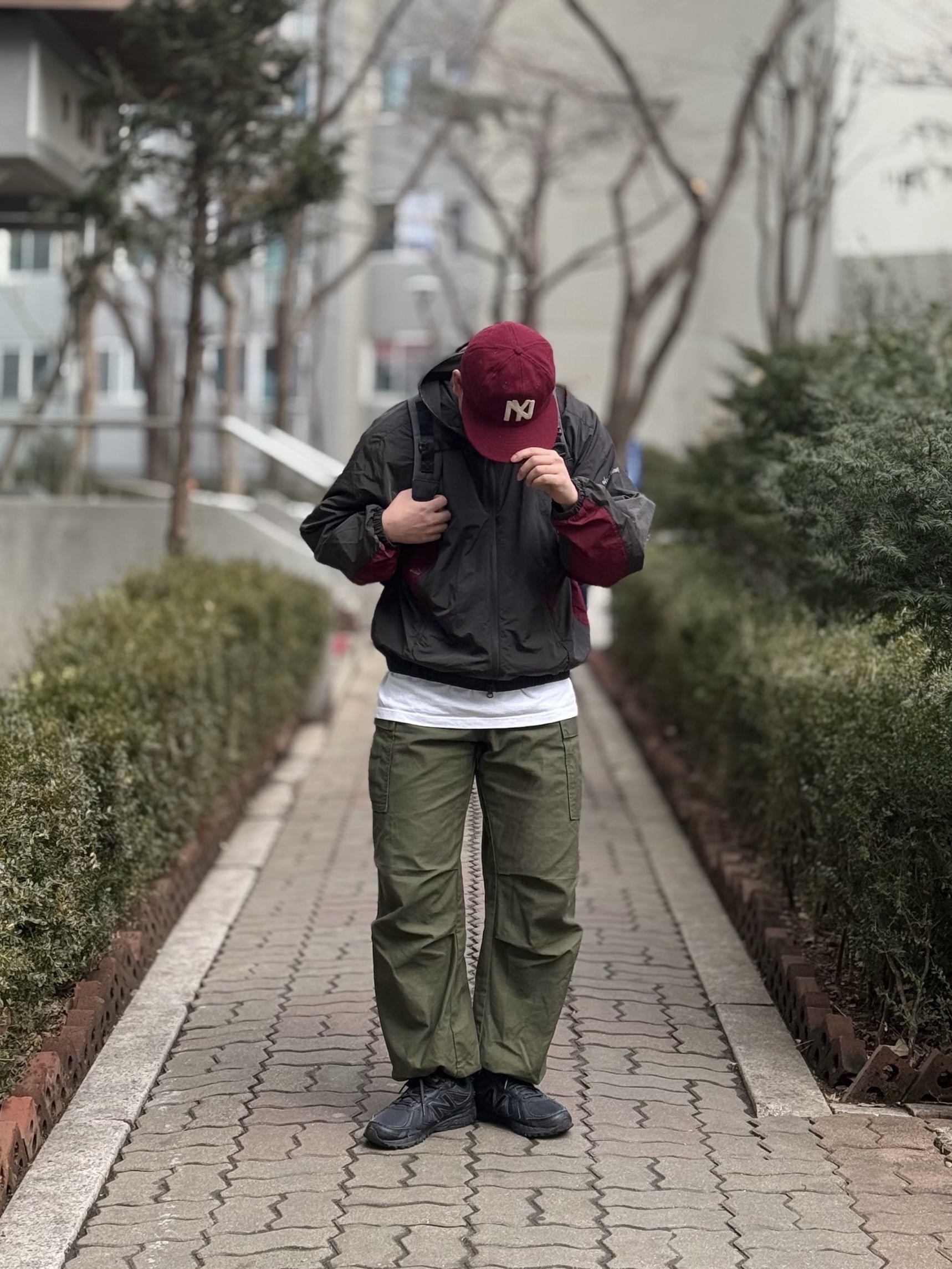 Wildthings Army Jacket Graphite 착용 스타일 - 6