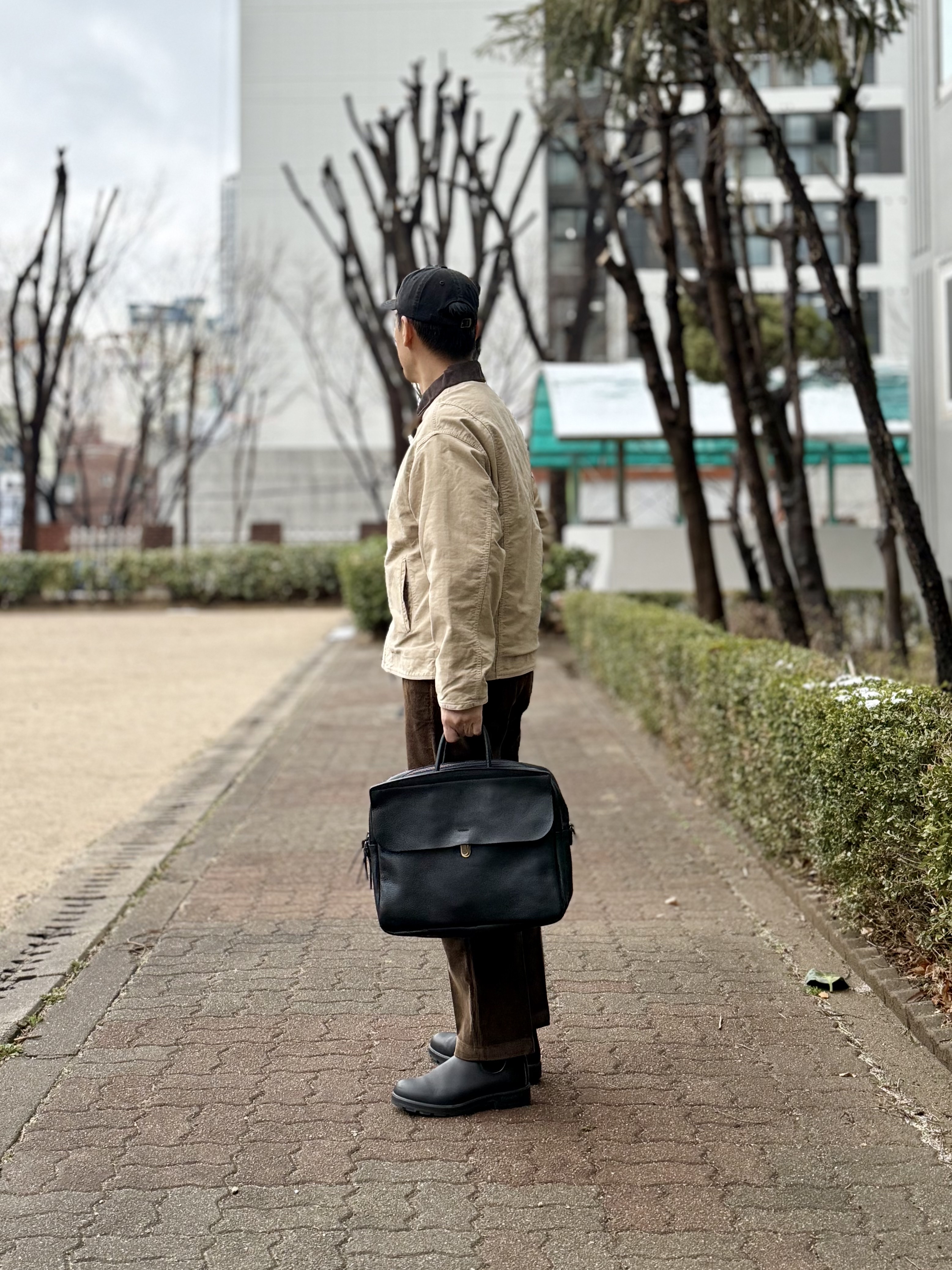 Blundstone Original 510 Chelsea Boots Black 착용 스타일 - 3