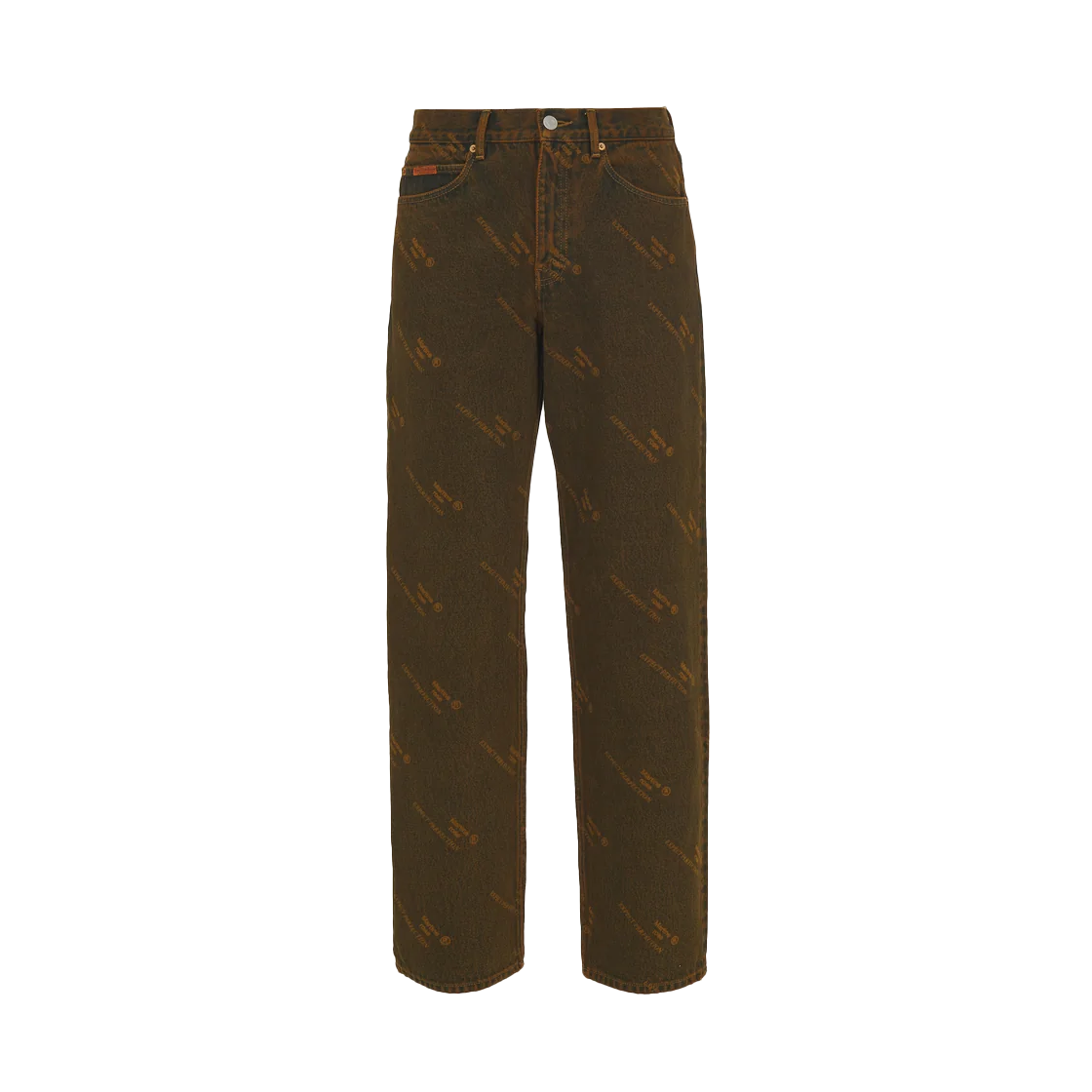 KM5BPADMR10BR Martine Rose Relaxed Fit Jean Orange Laser Ora - 25SS