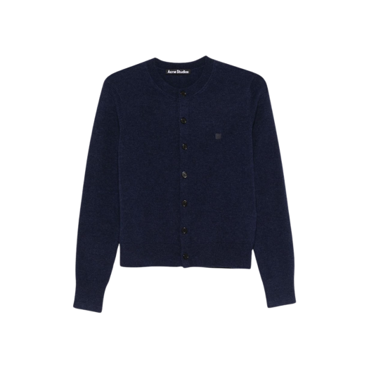 アウターその他 Acne Studios Keva Face Crewneck Cardigan Black (W) W) Acne Studios Keva Face Crewneck Cardigan Medieval Blue | eBay