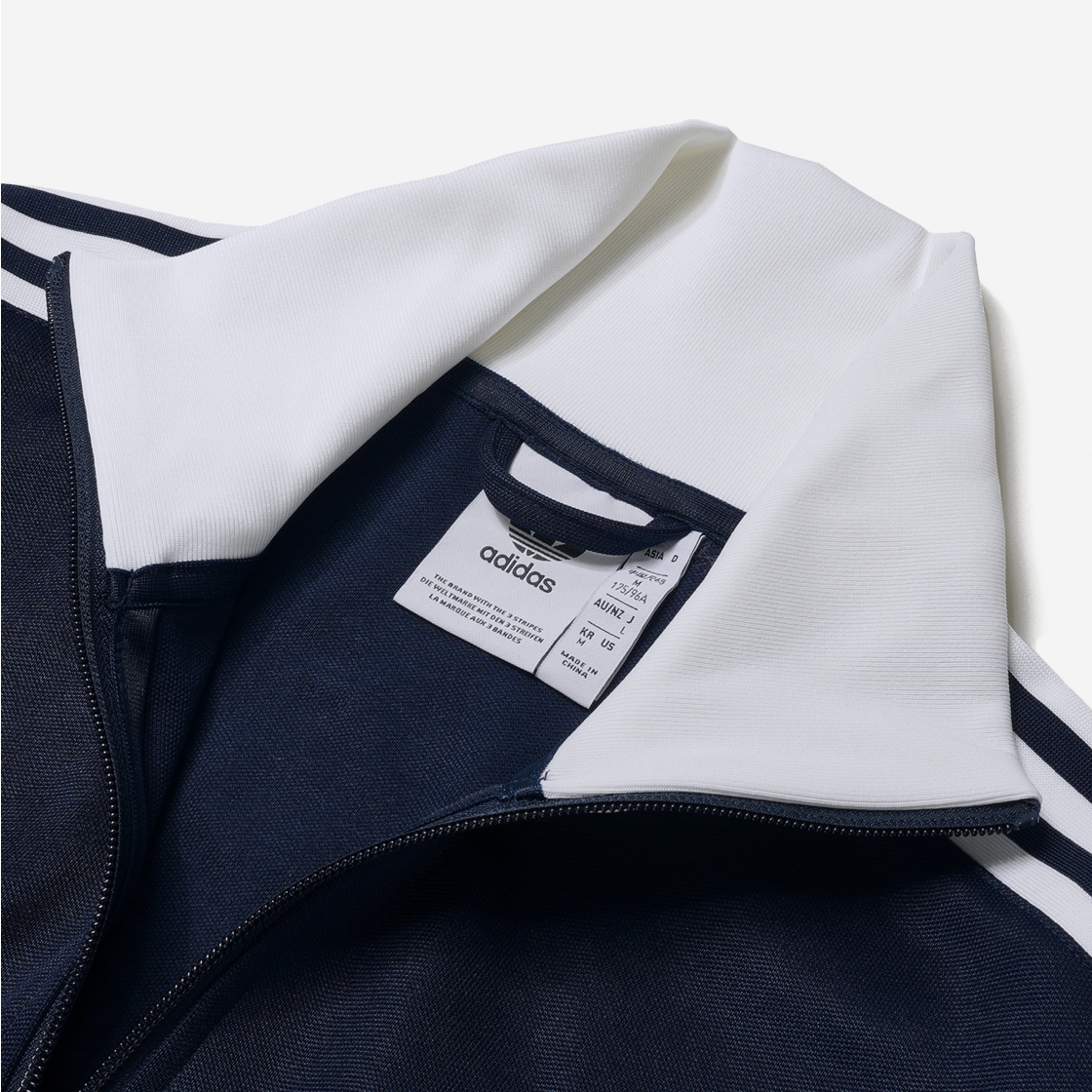 IP0418 Adidas Adicolor Classic Beckenbauer Track Top Night Indigo - KR Sizing - #4