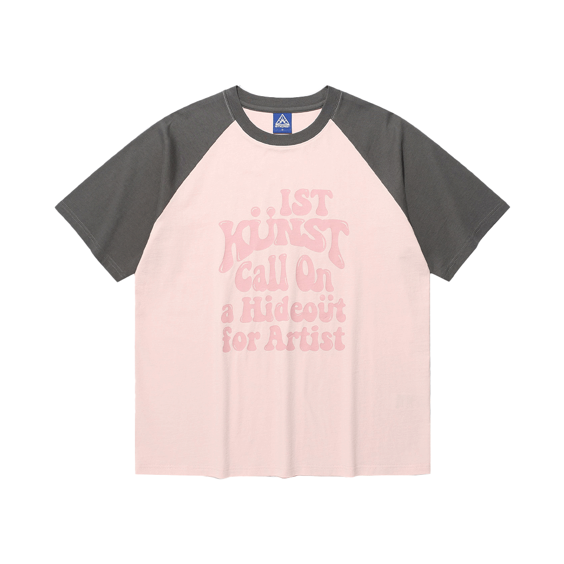 이스트쿤스트 하이드아웃래글런 티셔츠 핑크(ISTKUNST Hideout Raglan Tee Pink) - 1