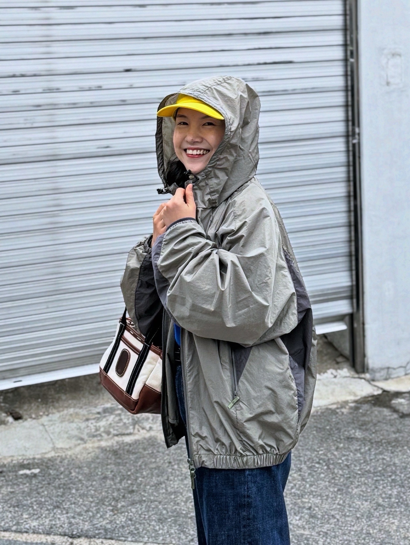 Wildthings Army Jacket Sage Green 착용 스타일 - 6