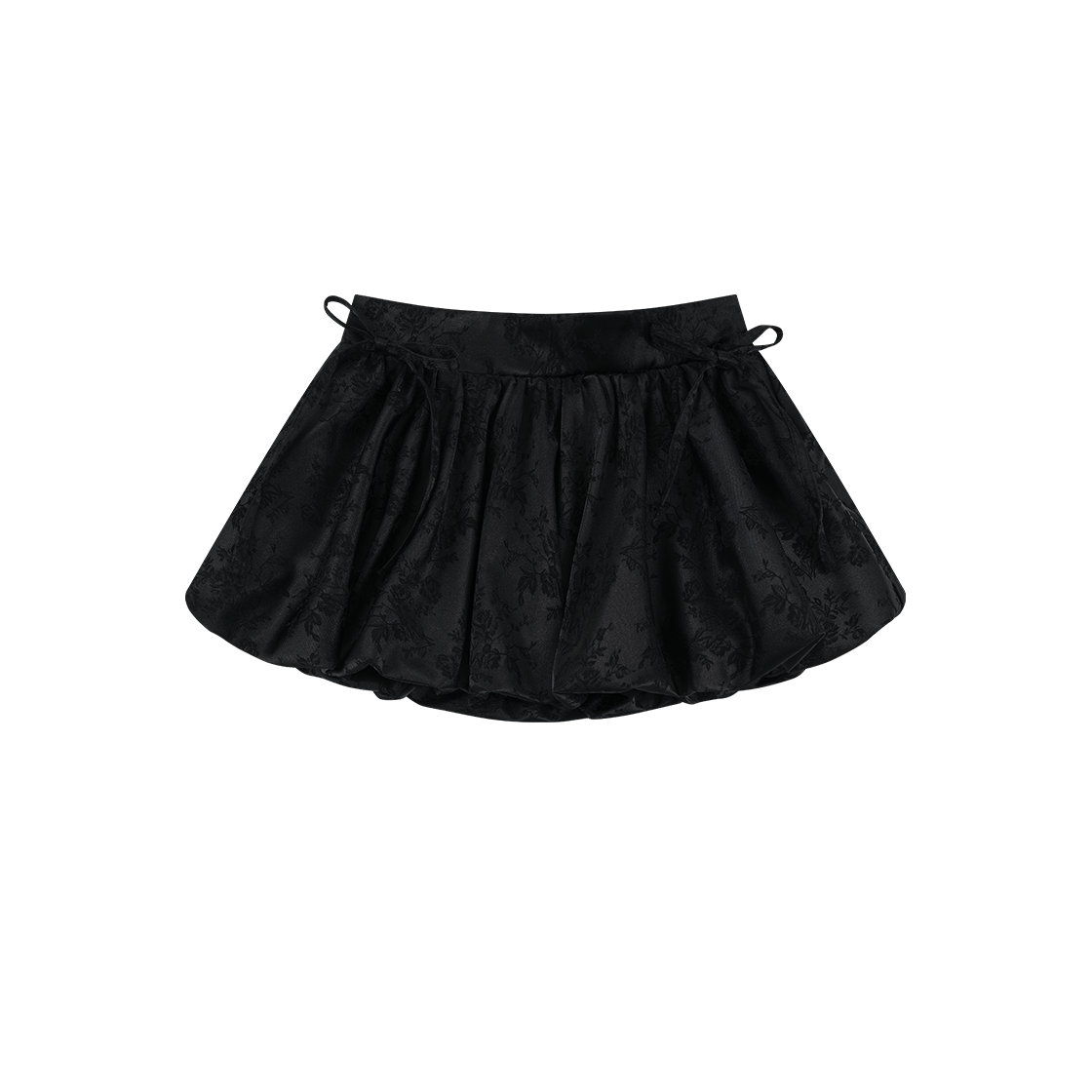 S44363 / S44364 Kashiko Fairy Ribbon Bubble Skirt Black