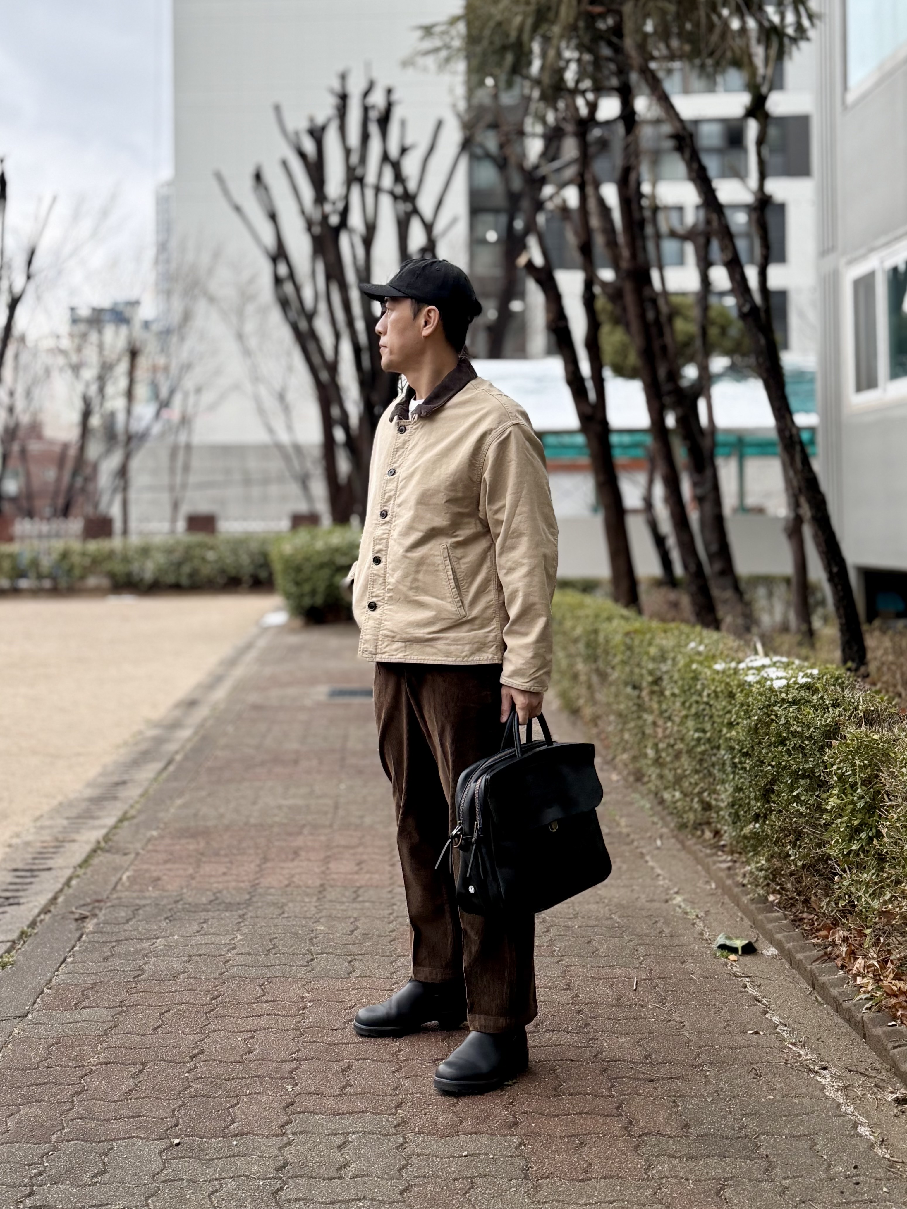 Blundstone Original 510 Chelsea Boots Black 착용 스타일 - 2