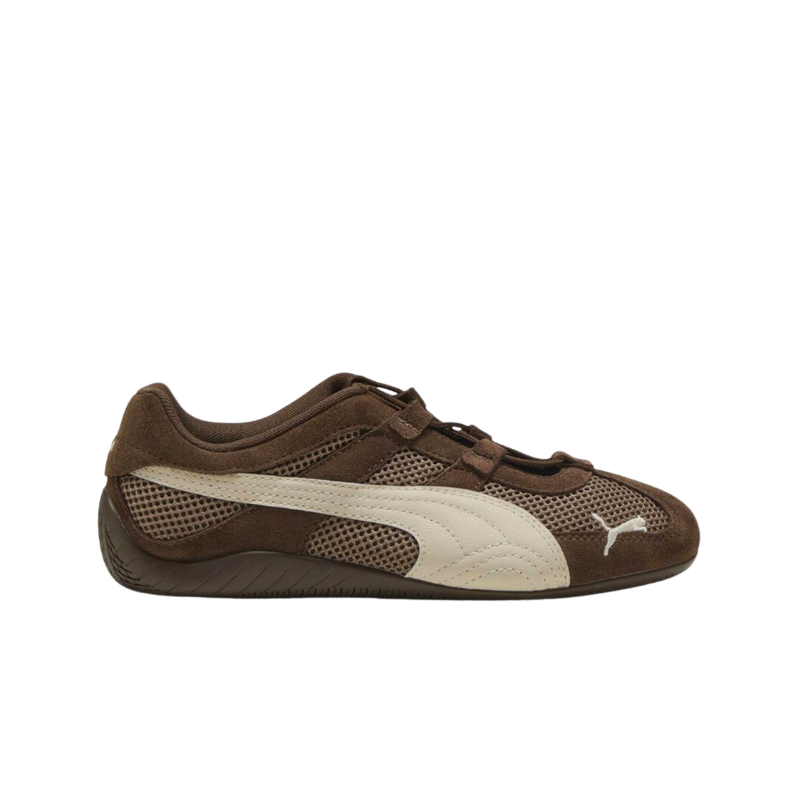 (W) 푸마 스피드캣 고 브라운 화이트((W) Puma Speedcat Go Brown White)