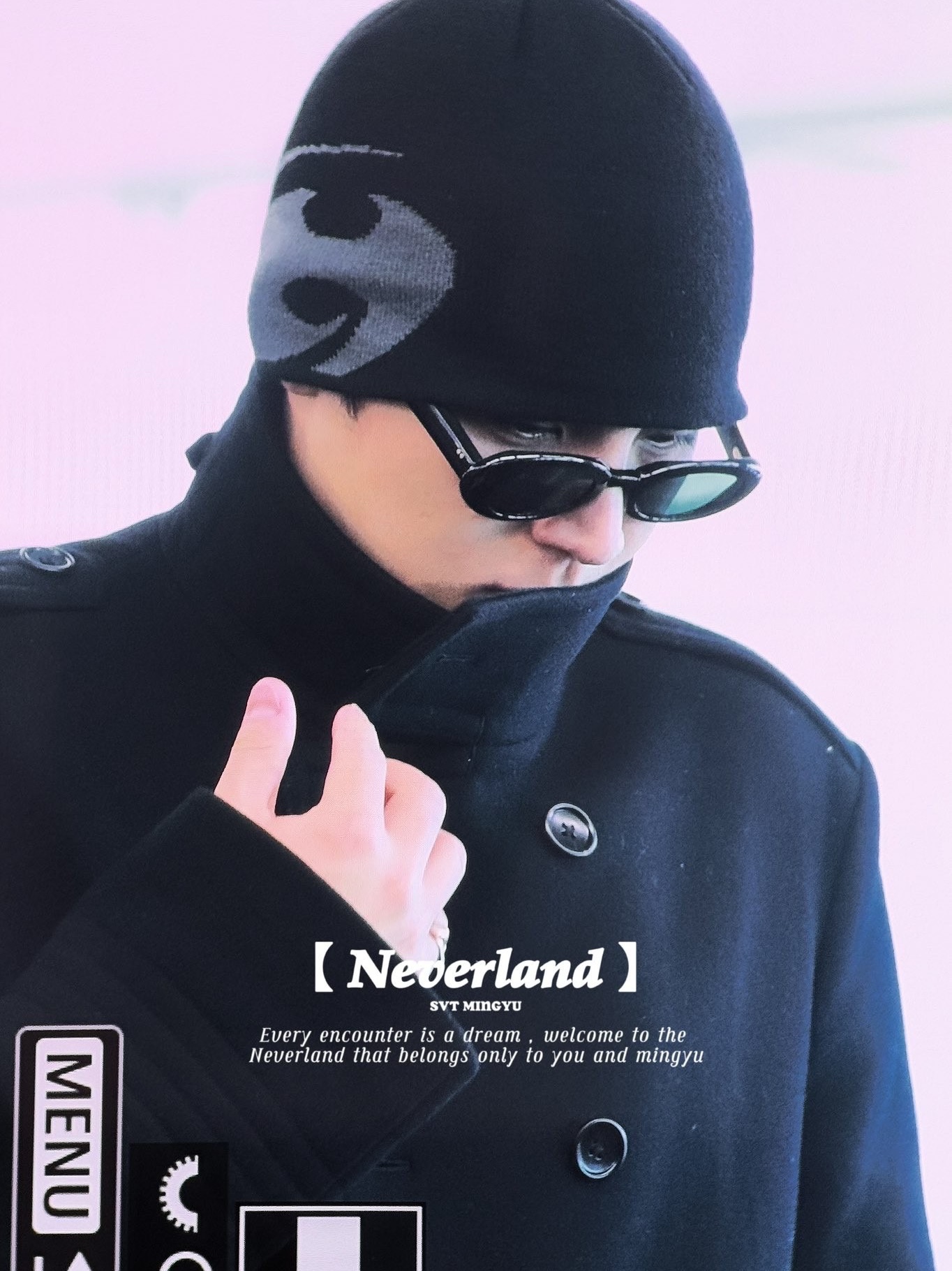 Sansan Gear Logo Beanie Black__25SS 착용 스타일 - 2