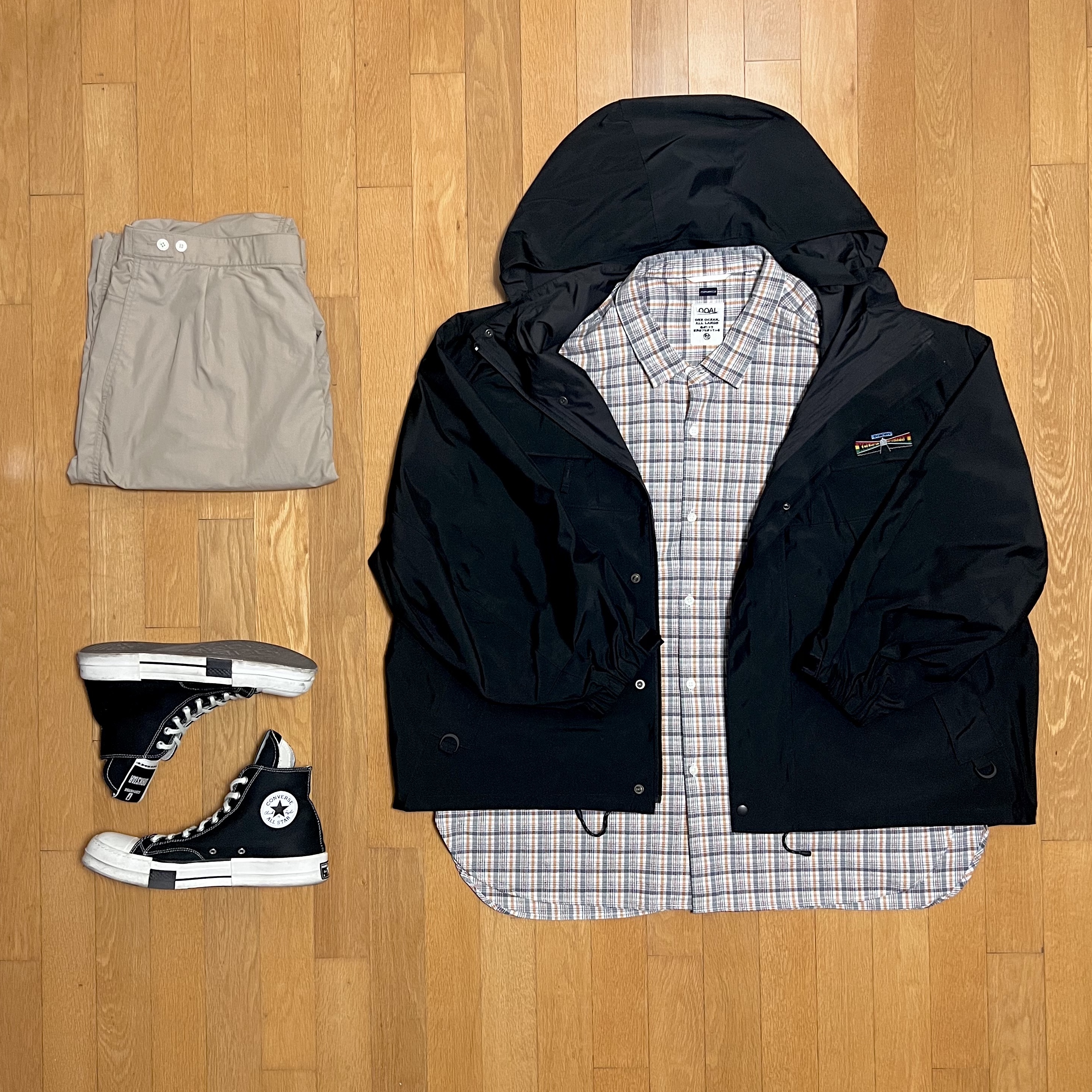 Converse x Drkshdw Drkstr Chuck 70 High Black 착용 스타일