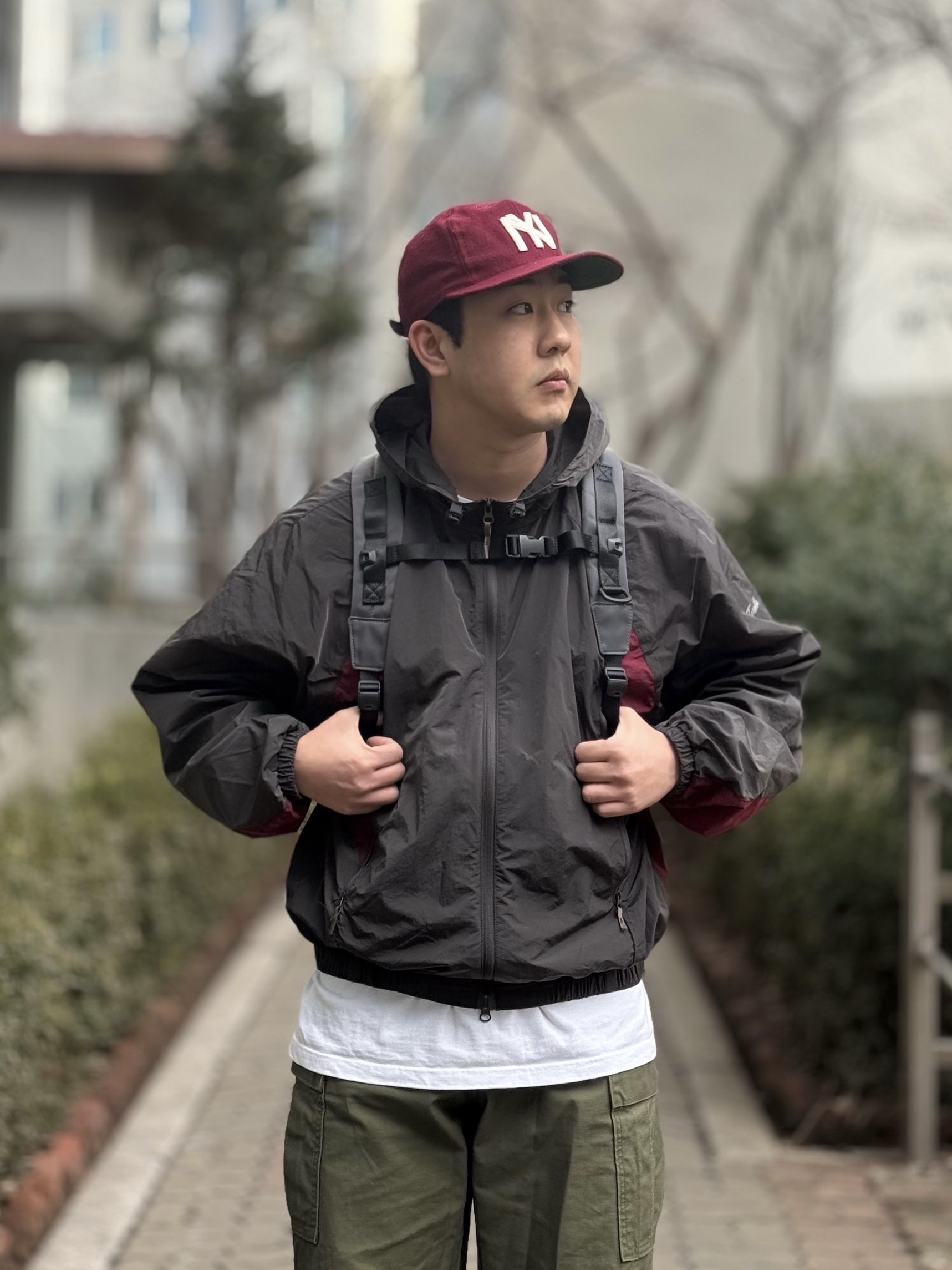 Wildthings Army Jacket Graphite 착용 스타일 - 3