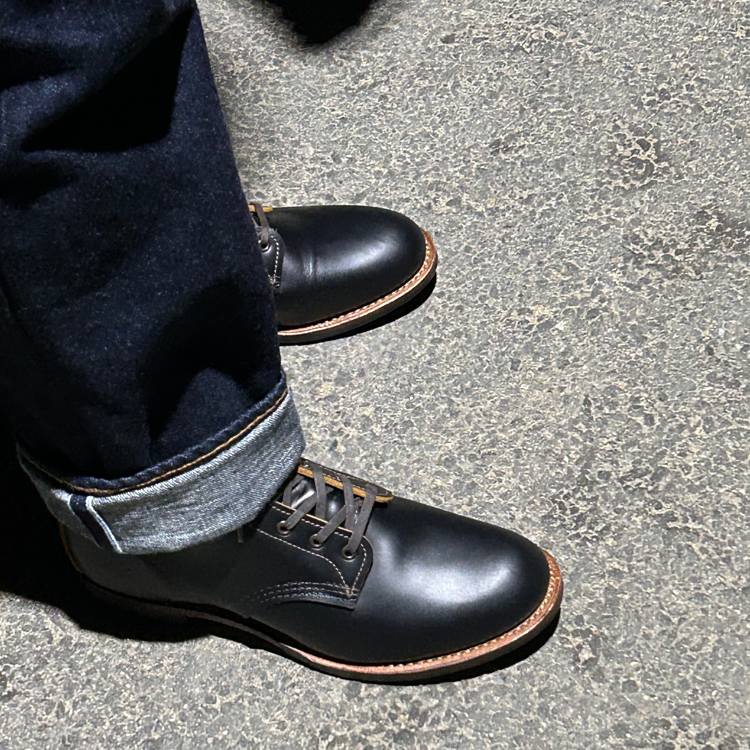 Red Wing  Beckman Flatbox 9060 Black Klondike - D 착용 스타일
