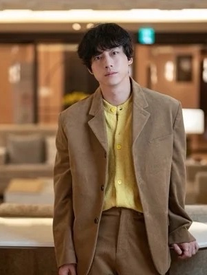 STU Corduroy Blazer Beige, STU Loose Fit Corduroy Pants Beige 착용 스타일 - 2