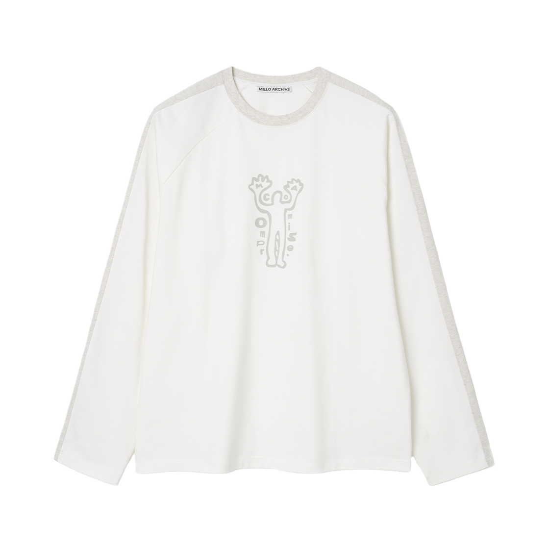 MILLO ARCHIVE ♥ Two Type Clumpy Long Sleeve/ 追跡付 MUSINSA公式 | MILLO ARCHIVE Two Type Clumpy Long Sleeve [White]
