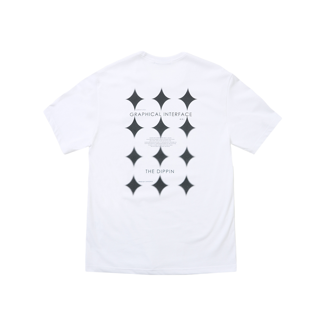 어레이드 더 디핀 티셔츠 화이트(Arrayed The Dippin T-shirt White)