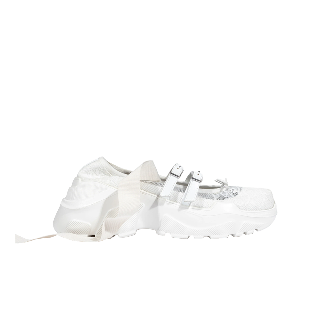 아키코아오키 우먼 지젤 레이스 화이트 - 25SS(Akikoaoki Women Giselle Lace White - 25SS)