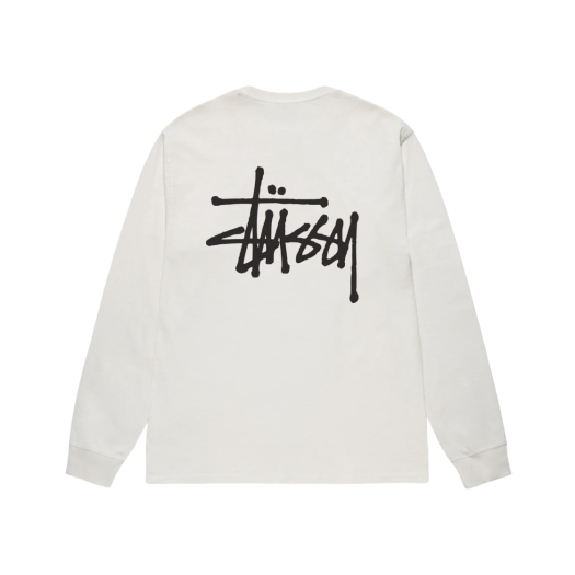 Stussy Basic Stussy Pigment Dyed LS T-Shirt Natural 2024