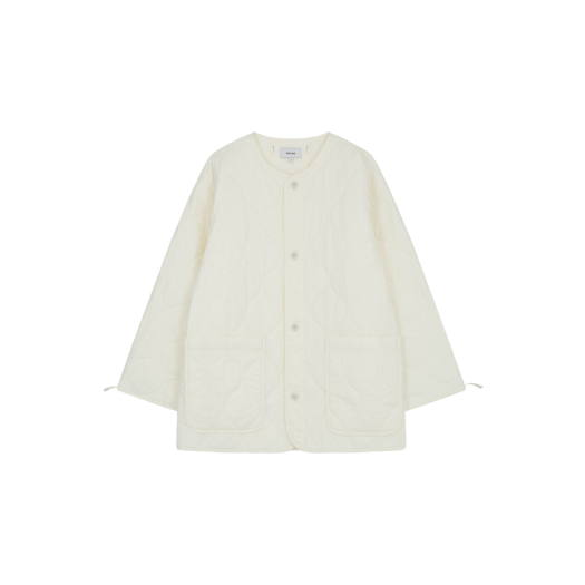 252-1404-02 VIS A VIS Quilted Jacket Ivory