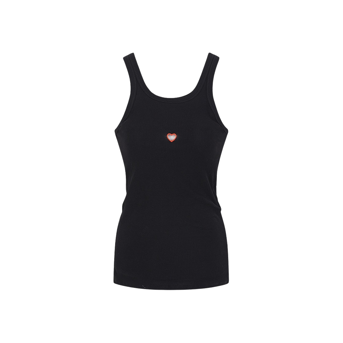 KW4BTSSBR14BK Baserange Women Heart Tank Black