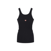 Baserange Women Heart Tank Black