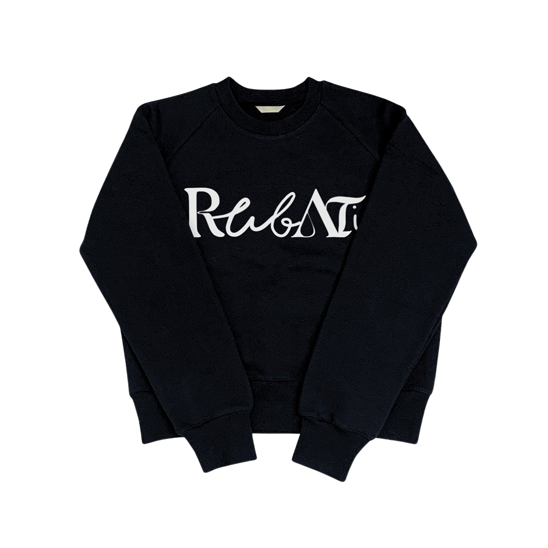 루바티 레터링 로고 스웻셔츠 블랙(Rubati Lettering Logo Sweatshirt Black)
