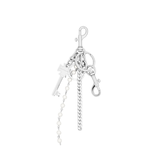 NO596S Sentiments No.596 Cross Key Ring Silver
