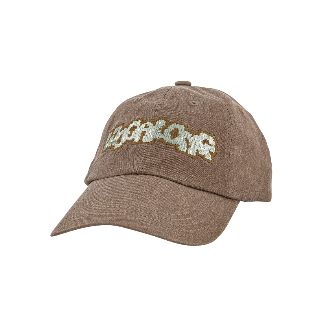 WL243WCA03UBRW MELLOW Bitmap Solid Ball Cap Brown - 대표 이미지 #1