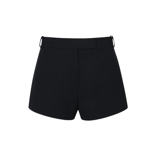 DQ2WP011_NV Leha Women Caron Crepe Shorts Dark Navy
