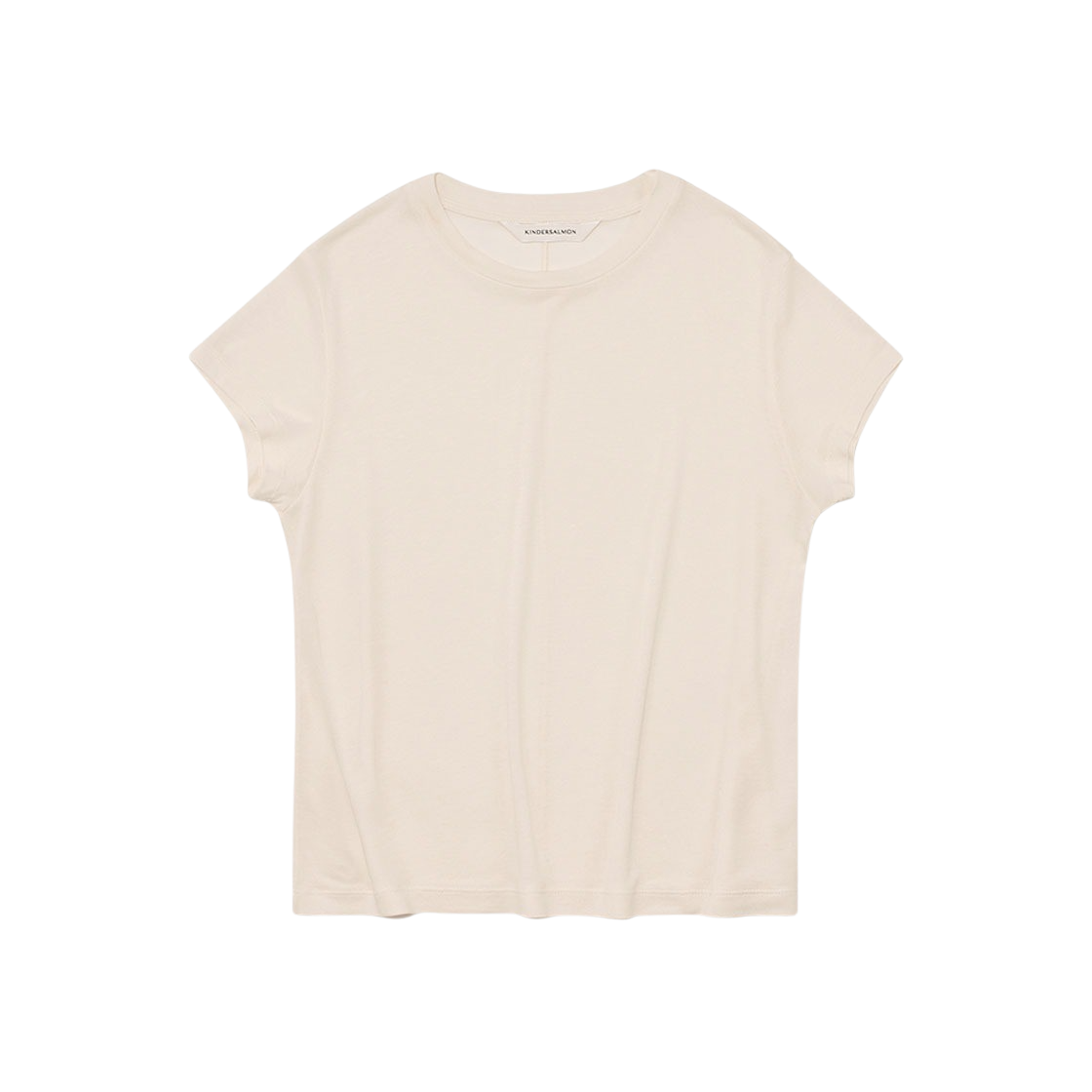 P0000EDY Kindersalmon Women Jersey Top Ivory - 대표 이미지 #1