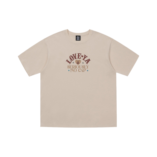 RD126500BE RDVZ Love Ya T-shirt Beige