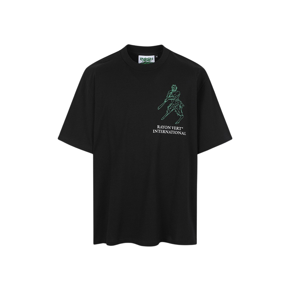 레이온 버트 다운 티셔츠 골고타 블랙 - 24FW(Rayon Vert Dawn T-Shirt Golgotha Black - 24FW)
