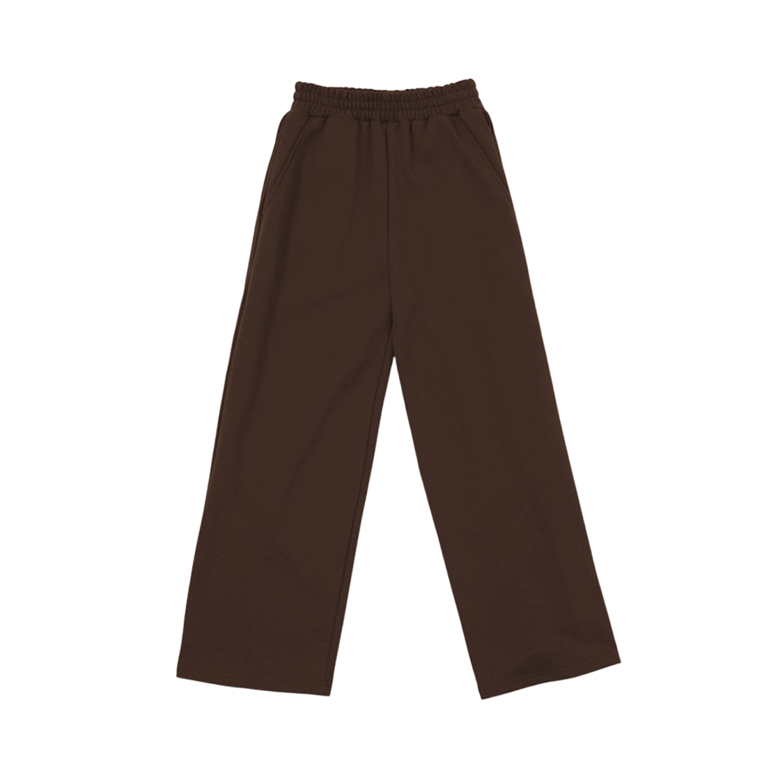 ARPT3301-Brown Arrayed Comfy Inverted Pleat Sweat Pants Brown