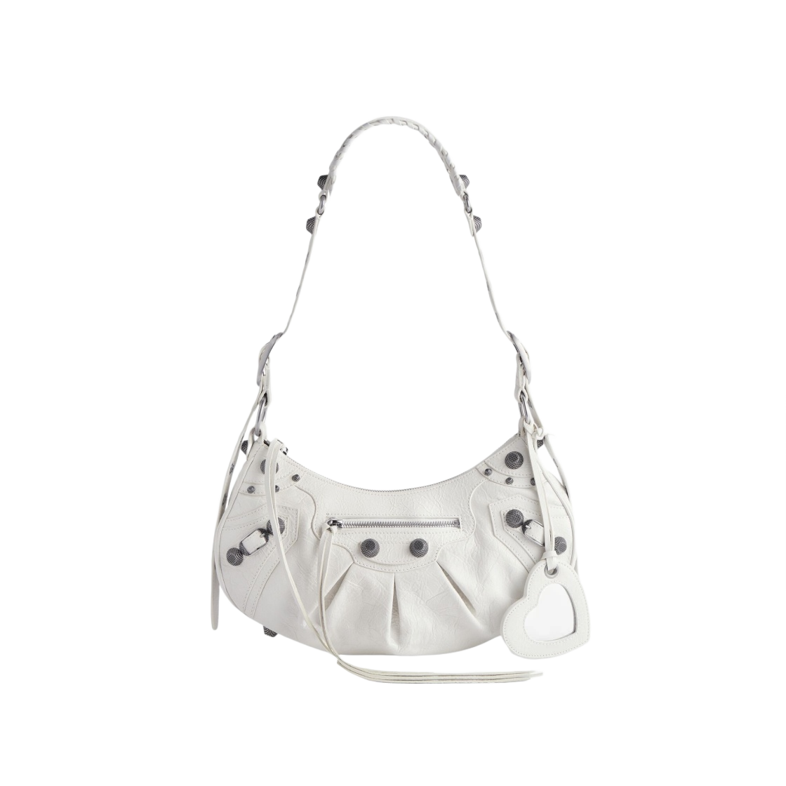 6713071VG9Y9104 Balenciaga Le Cagole Small Shoulder Bag White