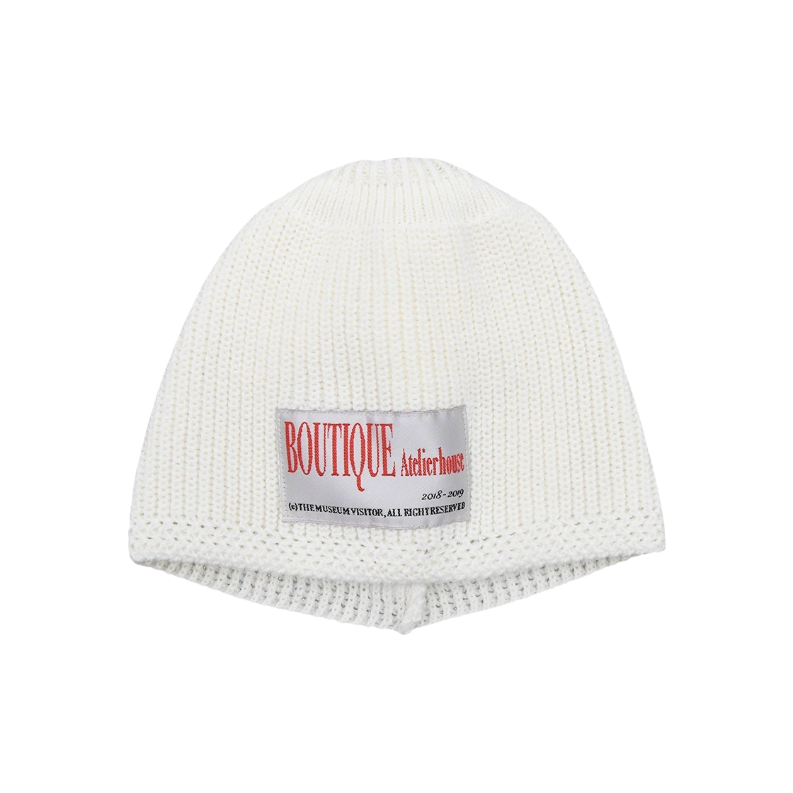 THE MUSEUM VISITOR★人気★VISITOR FLOWER CUFF BEANIE (BLACK) MUSEUM VISITOR Flower Cuff Beanie – SHOP CURVE