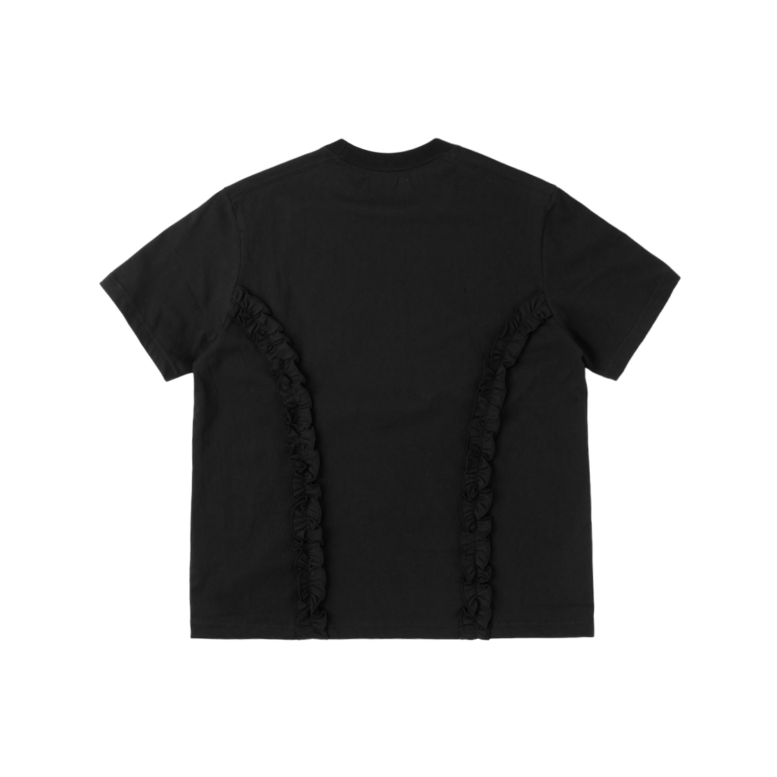 써넥트 모세 프릴 티셔츠 블랙((W) SUNNECT Moses Frill T-Shirt Black) - 2