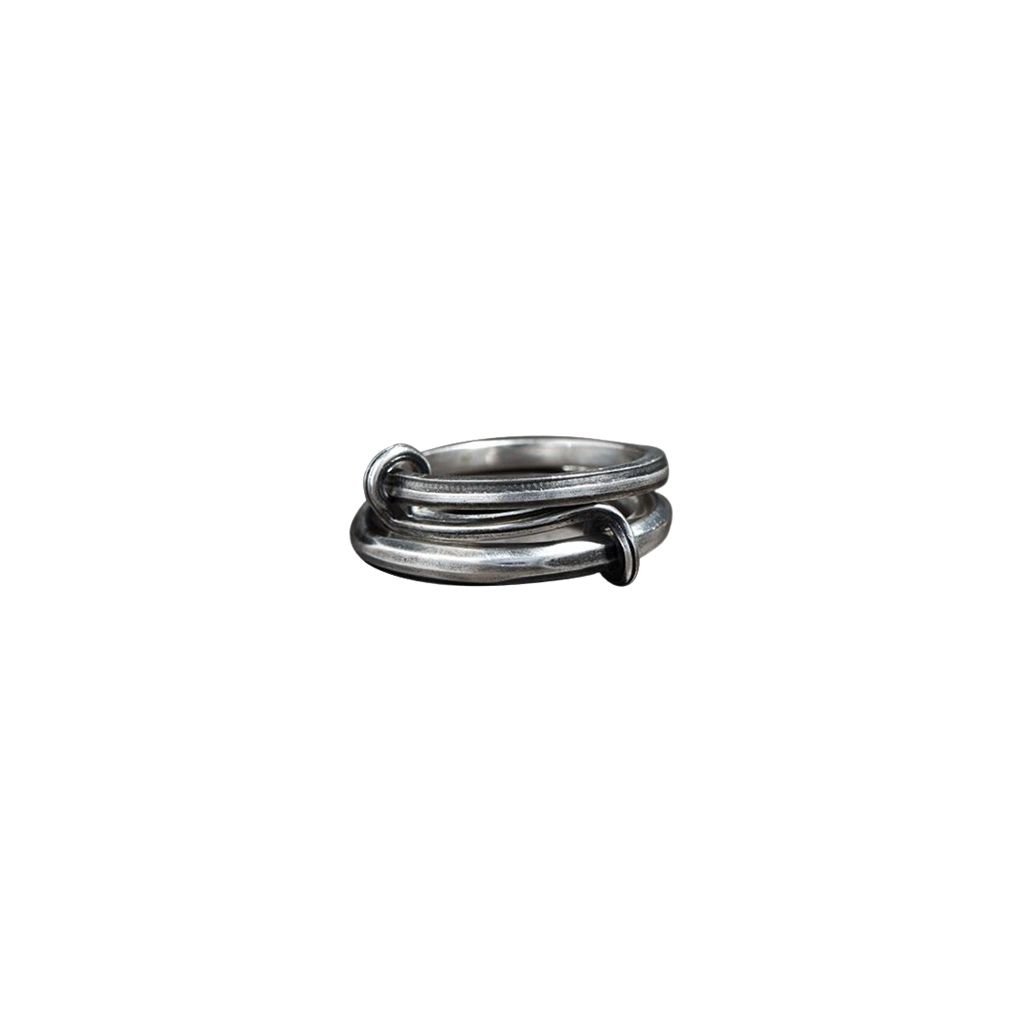 KM4DJERWM04SV Werkstatt:Munchen Connected Ring Long Link Sterling Silver - 24FW