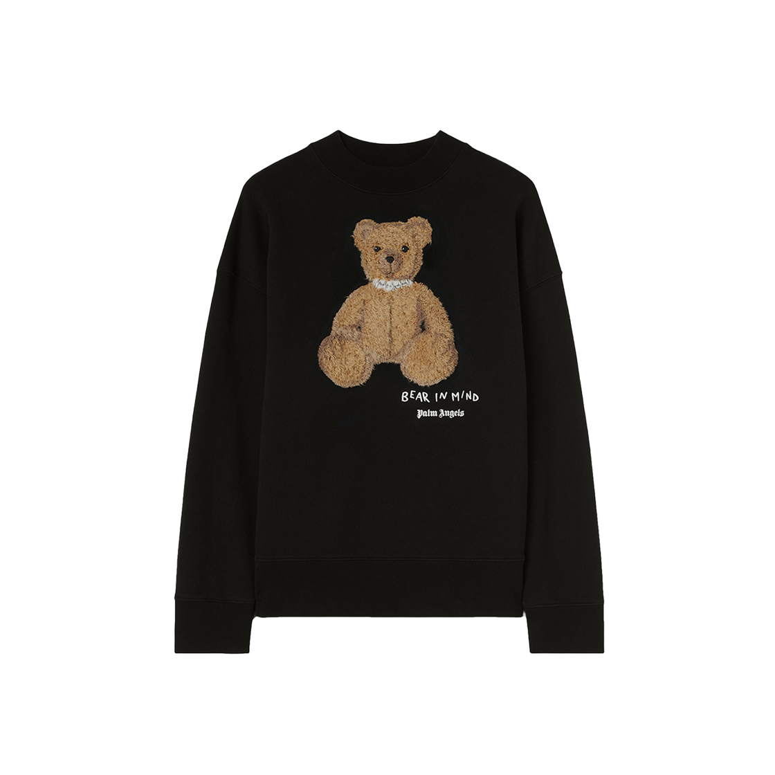 P6MMAB199 PALM ANGELS Bear In Mind Crewneck Dark Grey - 대표 이미지 #1