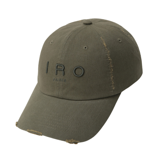 IRO ♥ TROYES IRO Logo Washed Denim Ball Cap /追跡付 TROYES IRO LOGO 데님 볼캡_IRO MEN - 코오롱몰