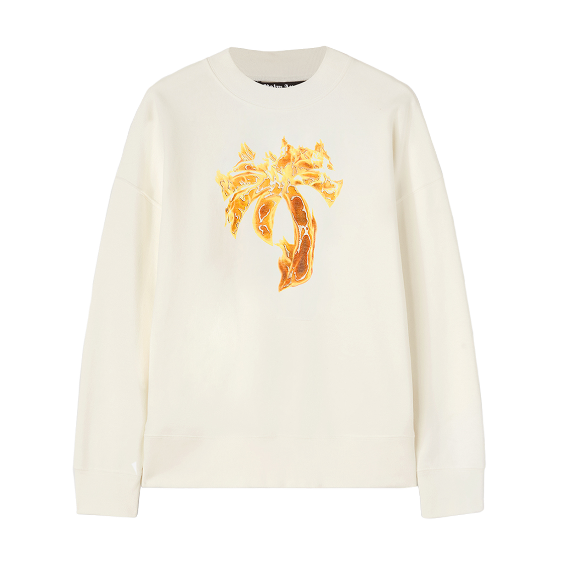 P6MMMA490 Palm Angels Burning Palm Crew Off White