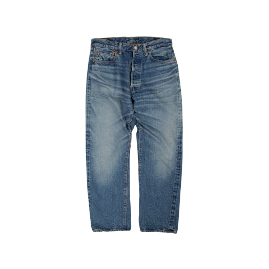Warehouse & Co. Lot 2nd-Hand 1100 Pants Used Wash Light Indigo