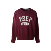 [20% 적립] Polo Ralph Lauren Vintage Fit Fleece Graphic Sweatshirt Classic Wine - 24FW