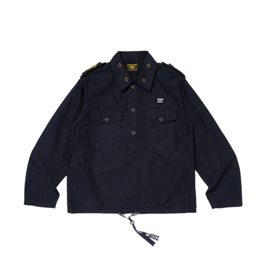 サイズM HUMAN MADE WOOL CPO SHIRTS NAVY