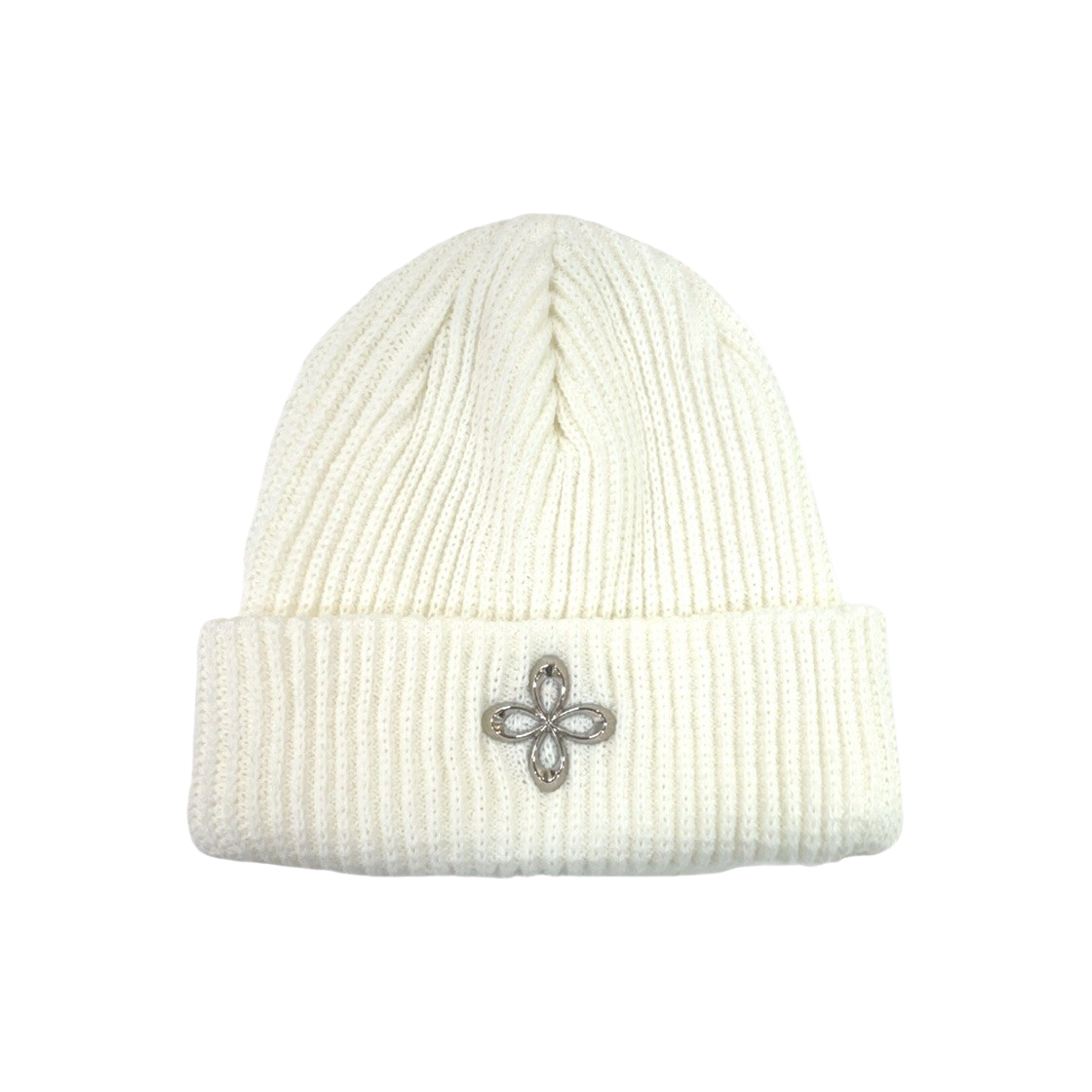 써저리 클로버 로고 비니 Ver.2 화이트(Surgery Clover Logo Beanie Ver.2 White)